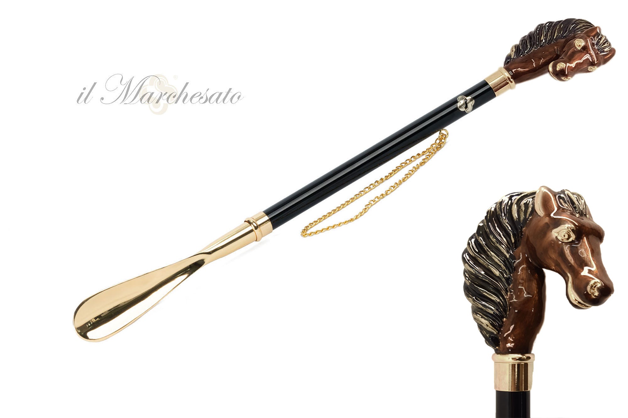 il Marchesato Gold plated shoehorn – ilMarchesato - Luxury