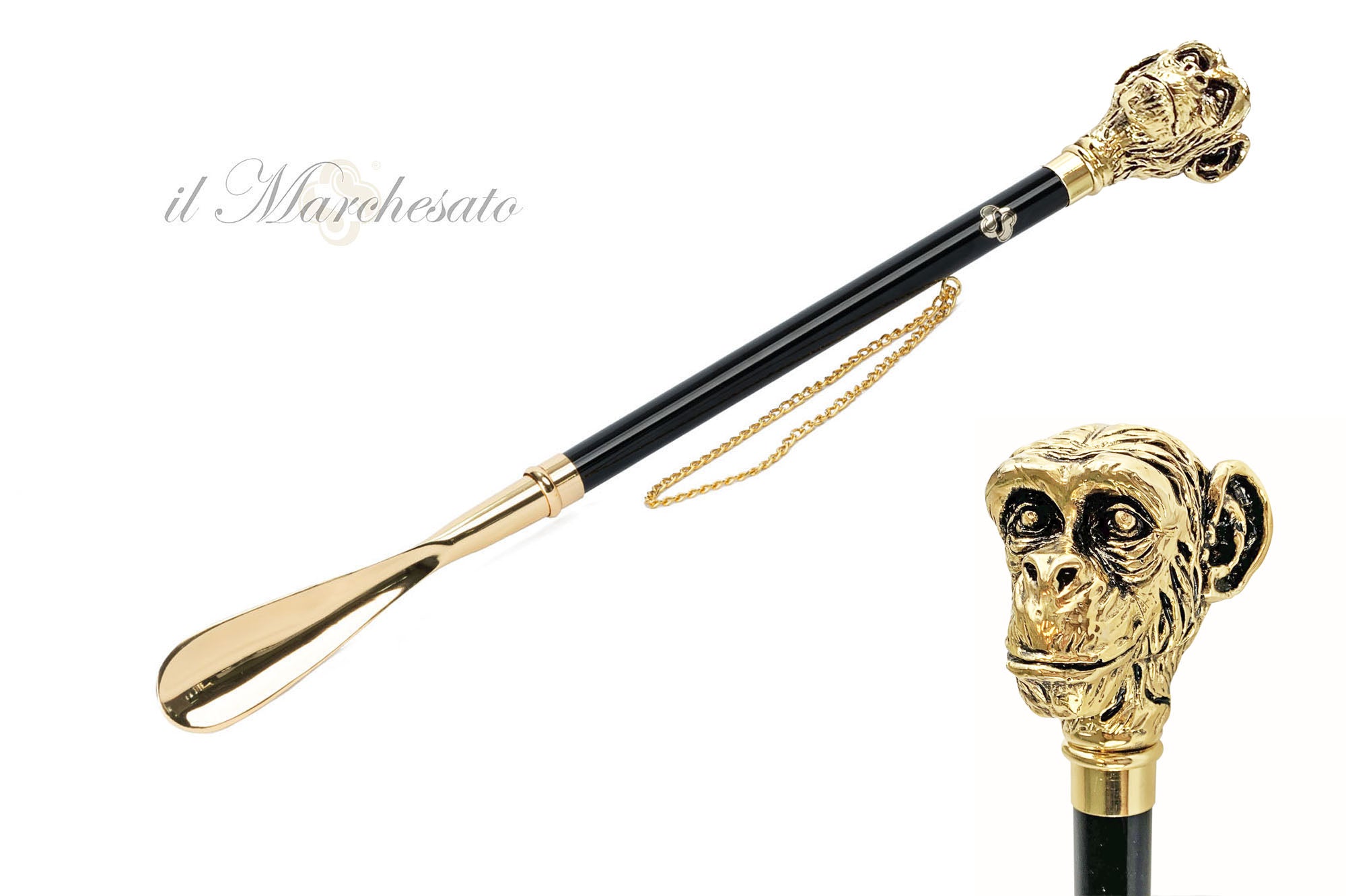 il Marchesato Gold plated shoehorn – ilMarchesato - Luxury