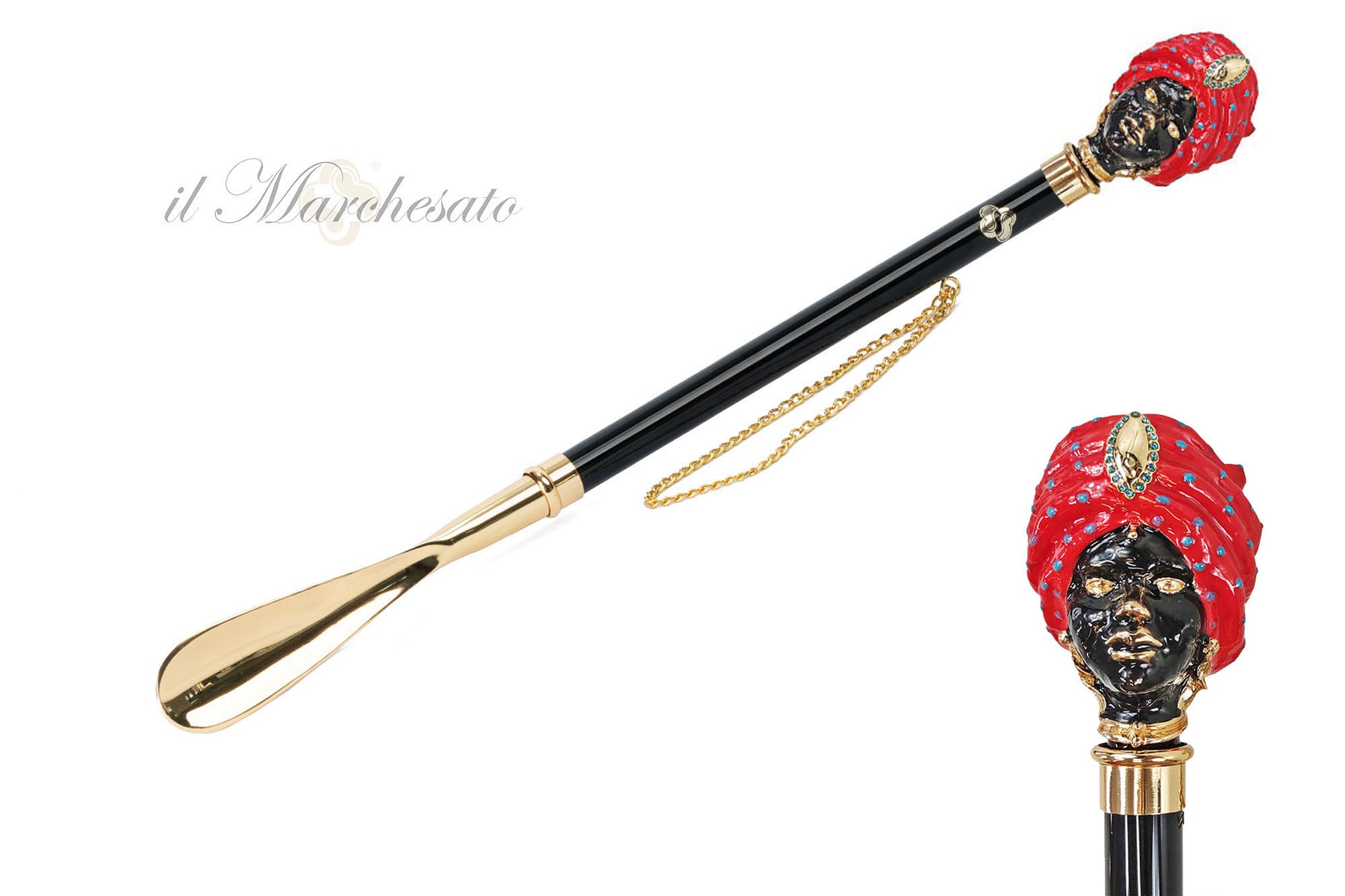 il Marchesato Gold plated shoehorn – ilMarchesato - Luxury