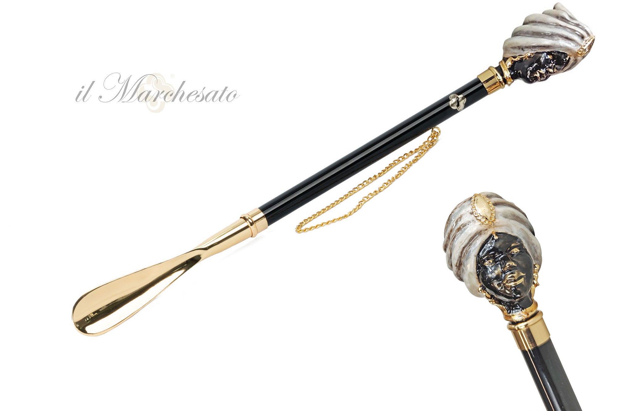 il Marchesato Gold plated shoehorn – ilMarchesato - Luxury