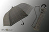 Handcrafted Men's Folding Umbrella with Italian Cotton - il-marchesato