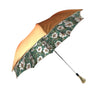 Exclusive light green flowered design - IL MARCHESATO LUXURY UMBRELLAS, CANES AND SHOEHORNS