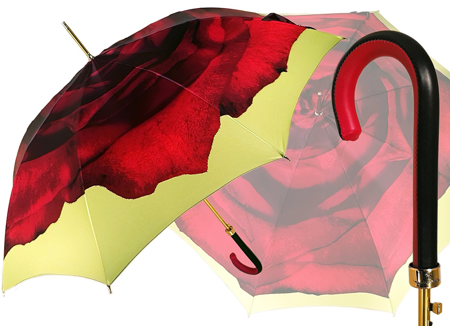 Fantastic Red Rose Umbrella – ilMarchesato - Luxury Umbrellas