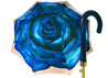 Fantastic Blu Rose Umbrella - il-marchesato