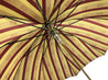 Exclusive Jacquard with embroidered Horses - IL MARCHESATO LUXURY UMBRELLAS, CANES AND SHOEHORNS