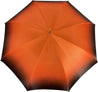 Beautiful Double Canopy Umbrella in a Luxurious Orange Satin - il-marchesato