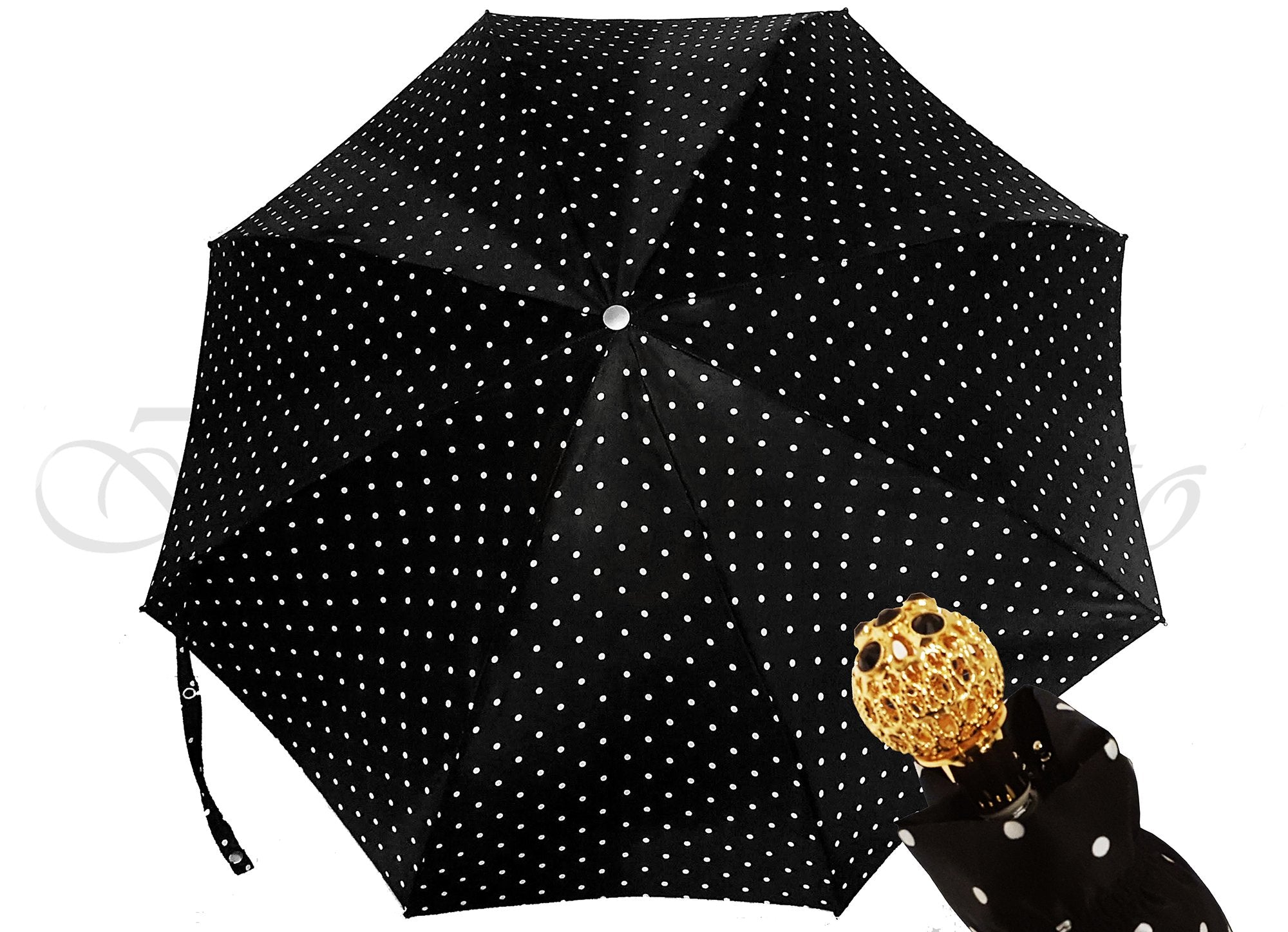 Mini-ombrello pieghevole, da donna, motivo: fiori | Merceria e Tessuti Mini-ombrello pieghevole, da donna, motivo: fiori | Merceria e Tessuti