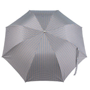 Sombrilla plegable de jacquard con lunares y mango de bambú