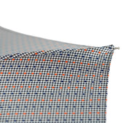 Sombrilla plegable de jacquard con lunares y mango de bambú