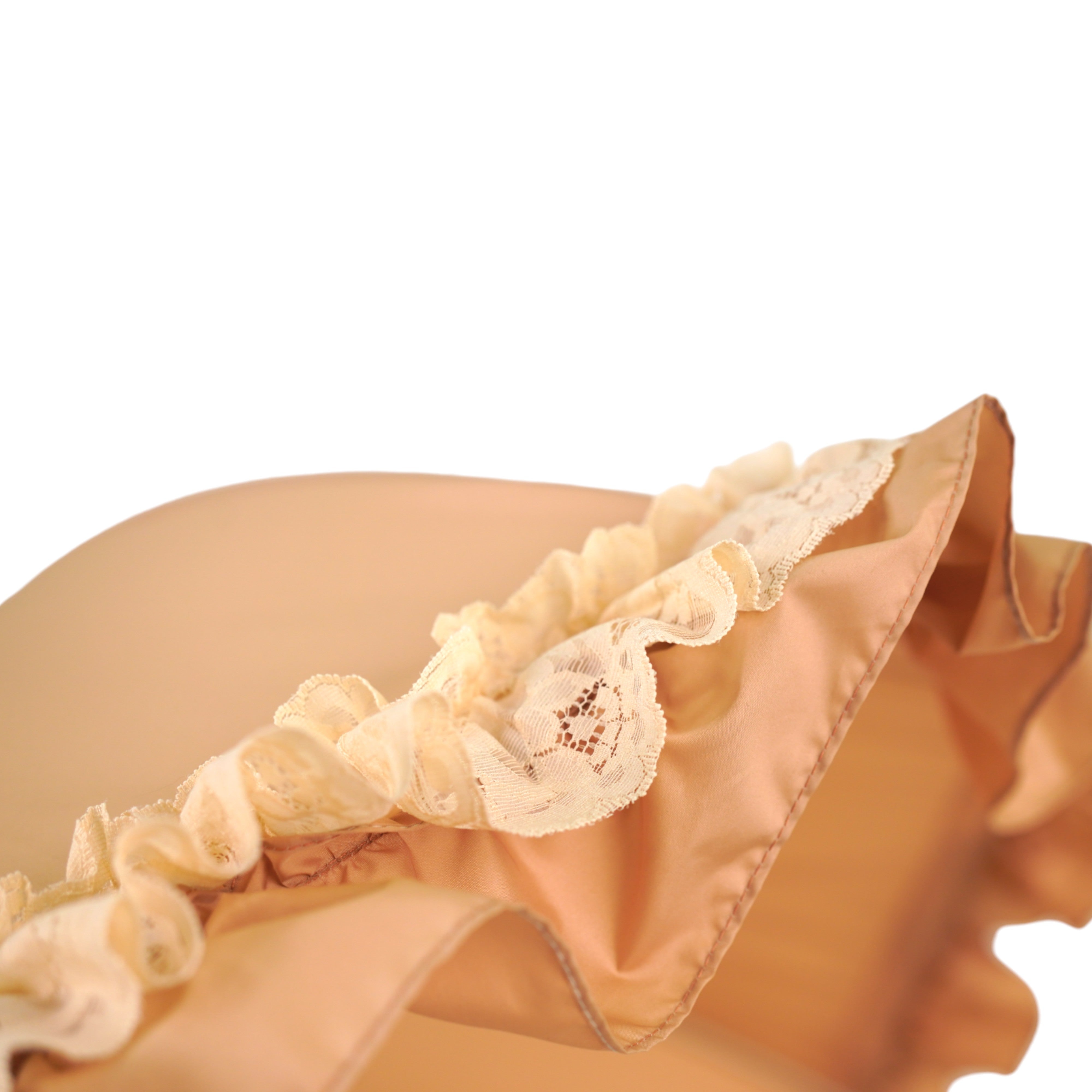 Ombrello-parasole in stile retrò con balze e pizzo