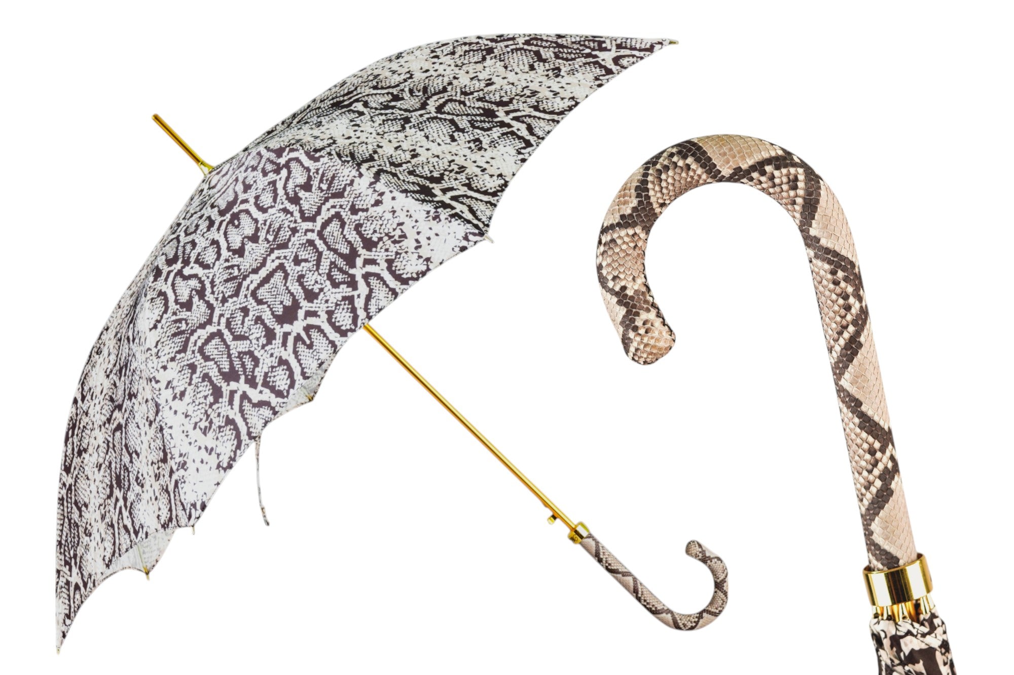 Elegance with a Bite – Handcrafted Python-Style Umbrella