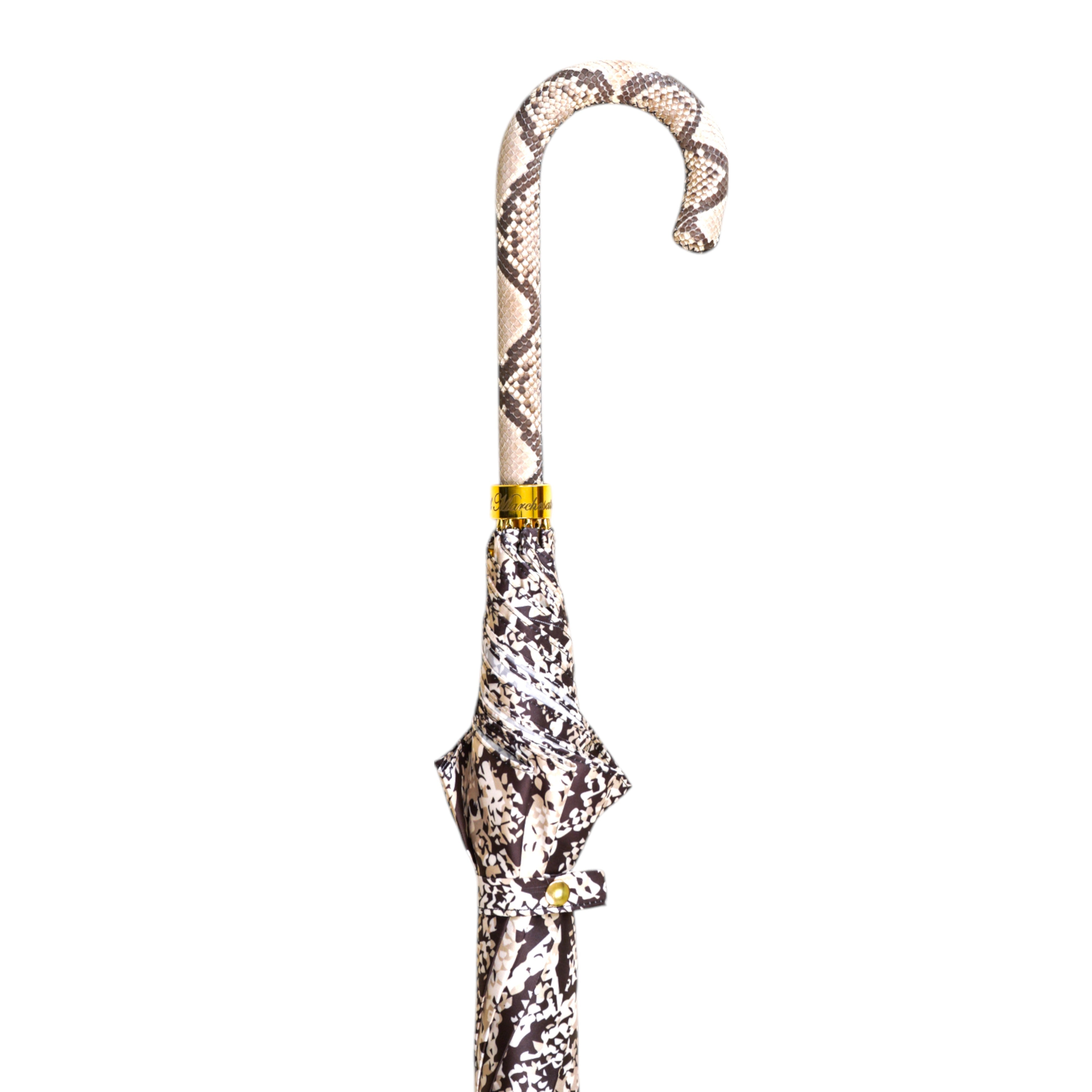 Elegance with a Bite – Handcrafted Python-Style Umbrella
