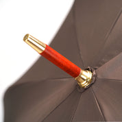 Paraguas para hombre de doble capa - Mango chapado en oro de 24 quilates
