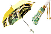 Meraviglioso ombrello oro giallo dal design esclusivo