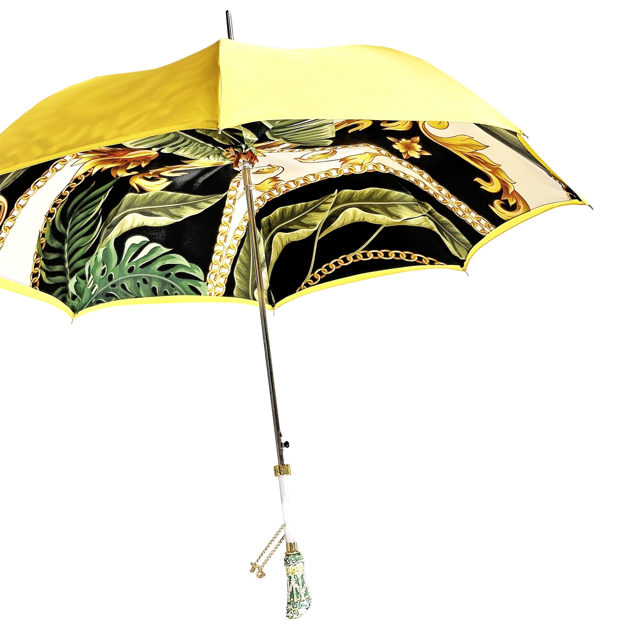 Meraviglioso ombrello oro giallo dal design esclusivo