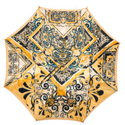 Elegante ombrello in maiolica italiana