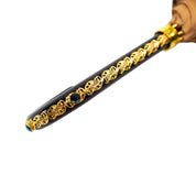 Elegante ombrello in maiolica italiana