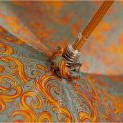 Golden Elephant Umbrella for a Bold and Exotic Look