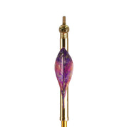 Blushing Elegance: Pink Umbrella with Delicate Floral Accents