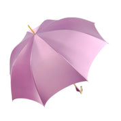 Blushing Elegance: Pink Umbrella with Delicate Floral Accents