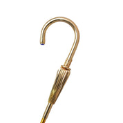 Blue Royalty: Light Blue Umbrella with Elegant Gold Handle