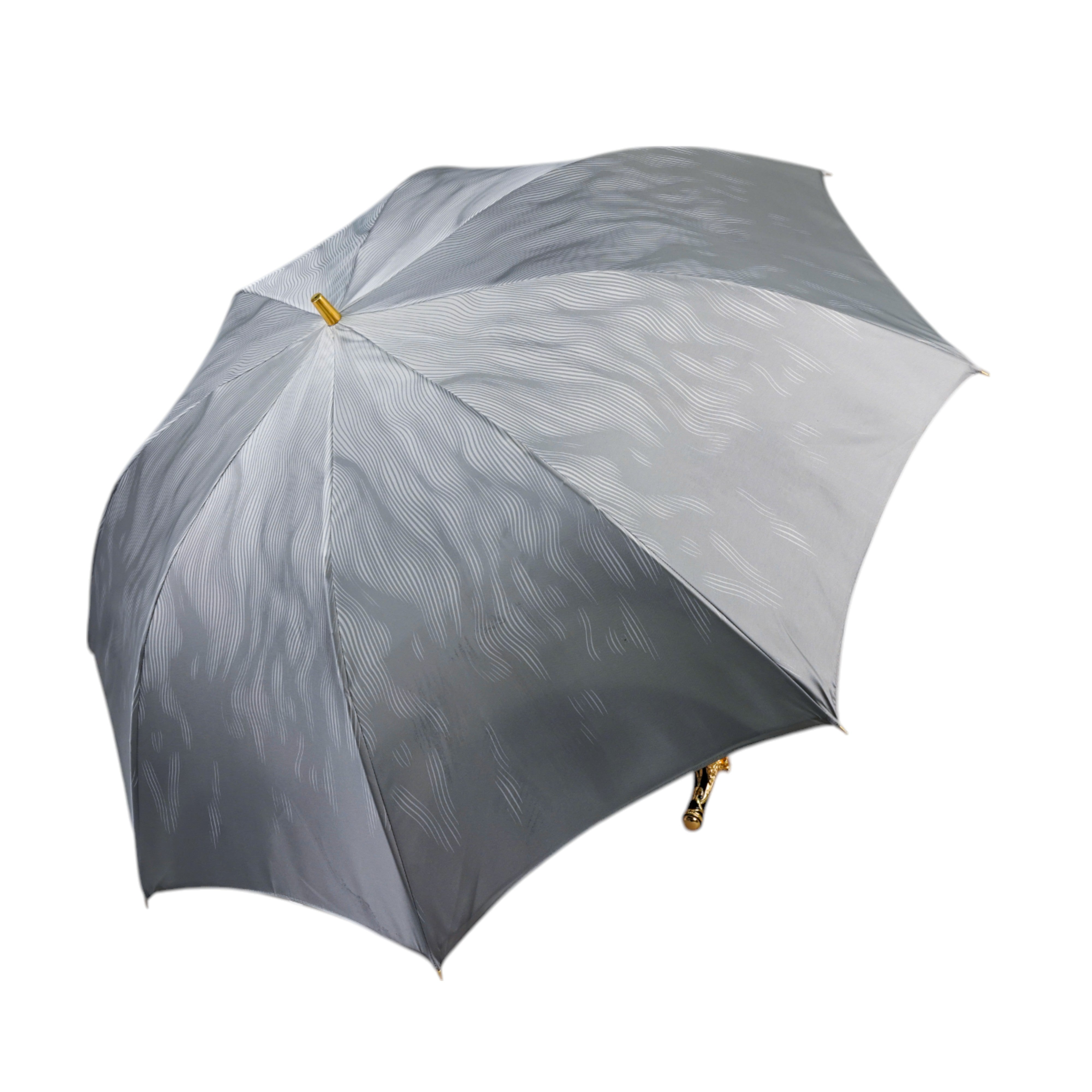Elegant Umbrella with Gold-Plated Lion Handle – Limited Edition