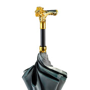 Elegant Umbrella with Gold-Plated Lion Handle – Limited Edition