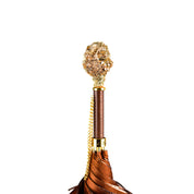 Regal Elegance from the Heart of the Savannah - Goldplated 24K Lion handle