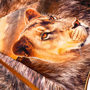 Regal Elegance from the Heart of the Savannah - Goldplated 24K Lion handle