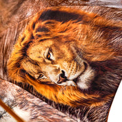 Regal Elegance from the Heart of the Savannah - Goldplated 24K Lion handle