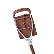 Seat Walking Stick - finished with genuine leather