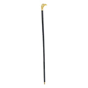 Handmade Eagle Walking stick with red stone - 24K gold-plated