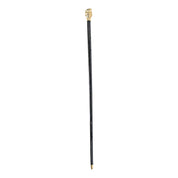 Handmade owl Walking stick with purple stone - 24K gold-plated