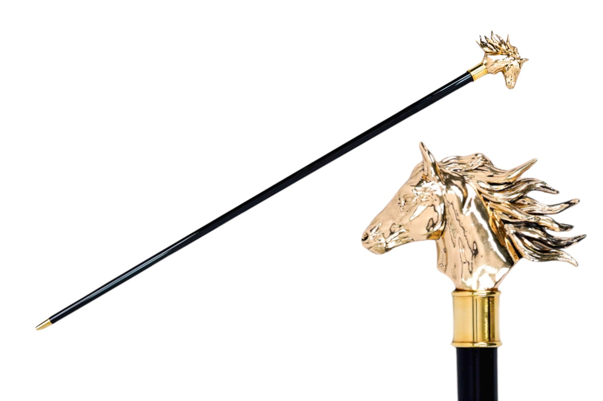 Bastón de caballo de 24K