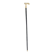 Hand-engraved metal Walking stick - 24K goldplated