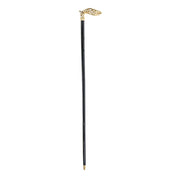 walking stick in perforated metal - 24K goldplated