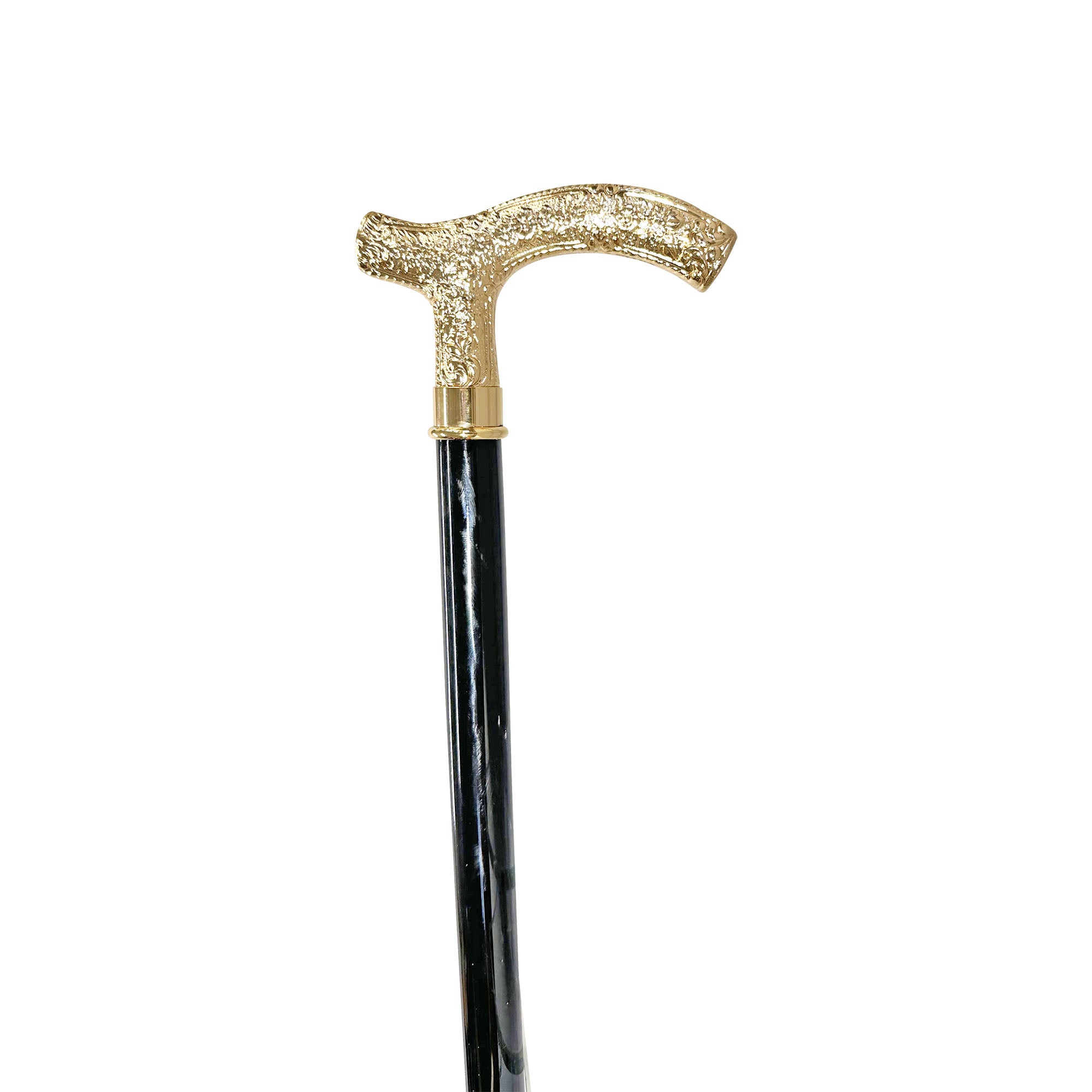 Elegant walking stick - Goldplated 24K