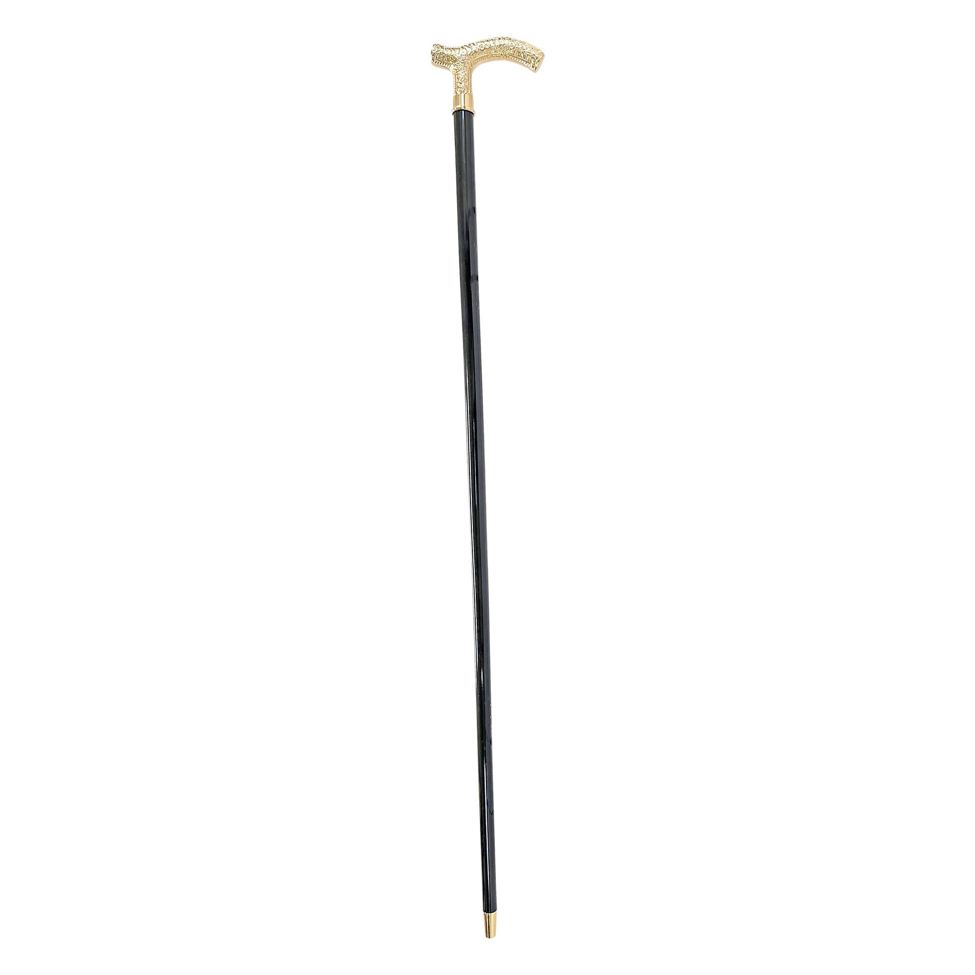 Elegant walking stick - Goldplated 24K