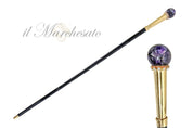 Walking stick - Exquisite Sphere With Minerals Crystals - Natural Amethyst Ball