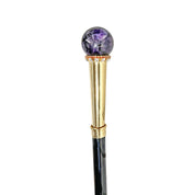 Walking stick - Exquisite Sphere With Minerals Crystals - Natural Amethyst Ball