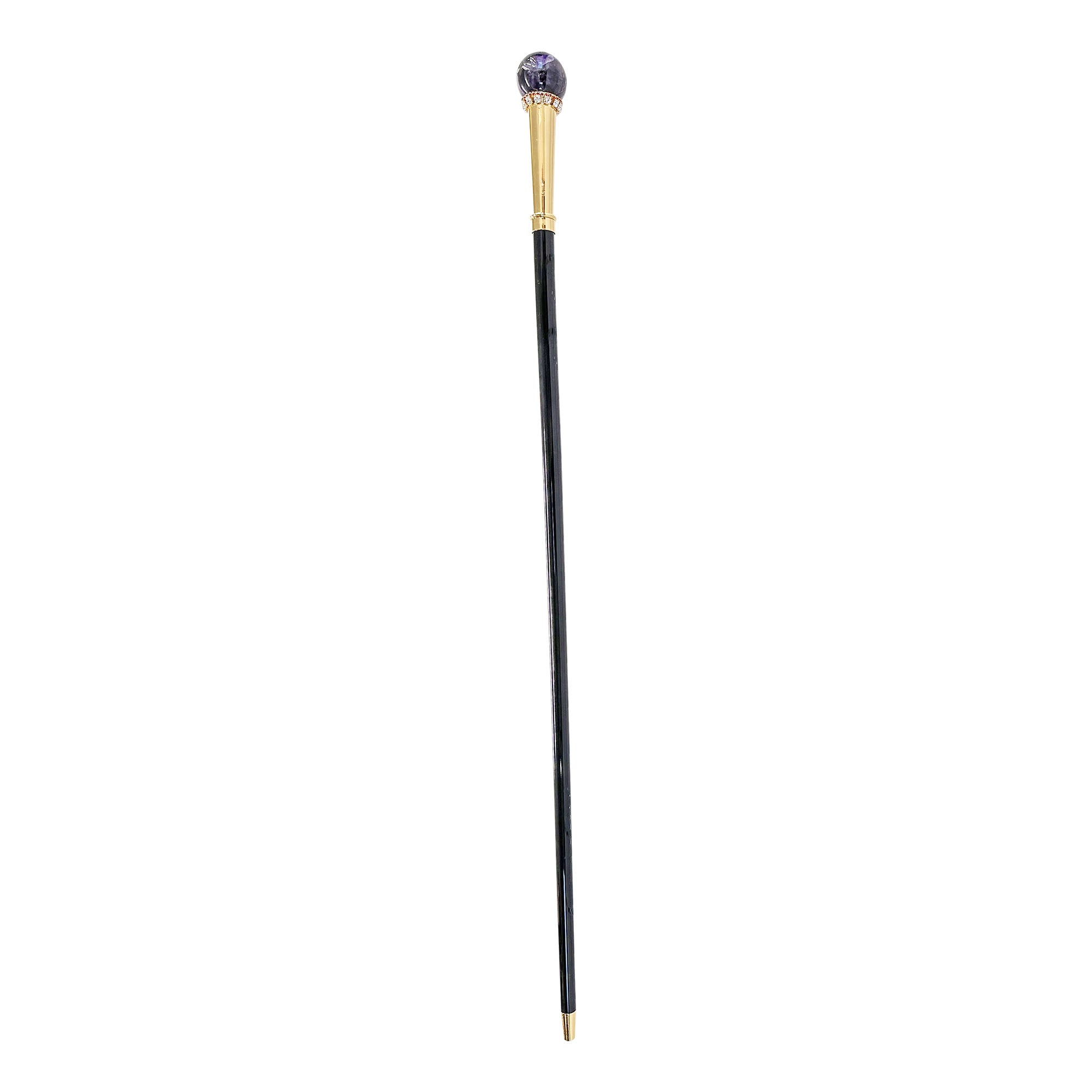 Walking stick - Exquisite Sphere With Minerals Crystals - Natural Amethyst Ball
