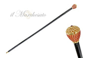 Luxury Walkingsticks - Red Crystals Encrusted Knob