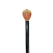 Luxury Walkingsticks - Red Crystals Encrusted Knob