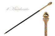 Majestad Dorada: Bastones chapados en oro de 24 quilates con elegancia de cristal