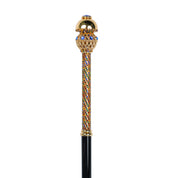 Majestad Dorada: Bastones chapados en oro de 24 quilates con elegancia de cristal
