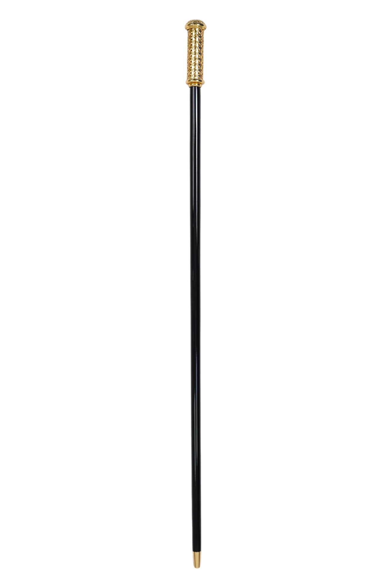 Walking Cane - Elegant Gold Filigree Handle