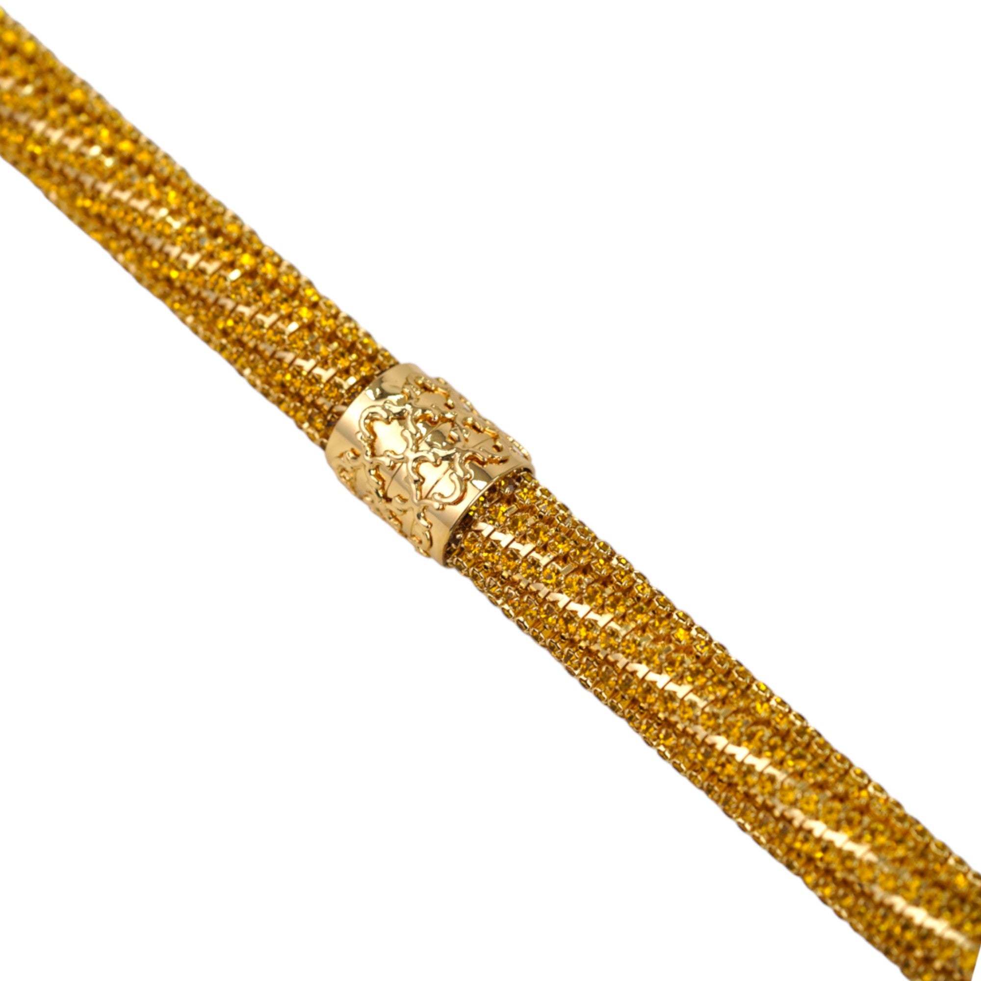 Handmade Topaz Crystal-Encrusted Walking Cane – ilMarchesato