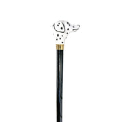 Hand-enameled Dalmatian Dog Walking stick
