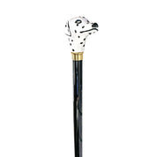 Hand-enameled Dalmatian Dog Walking stick