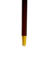 Luxury Walking Stick with Gold-Plated Camel Handle